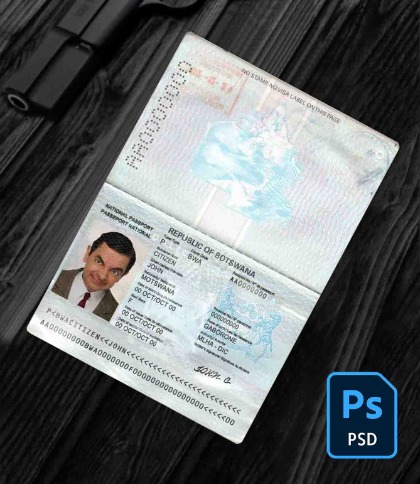 Botswana passport PSD